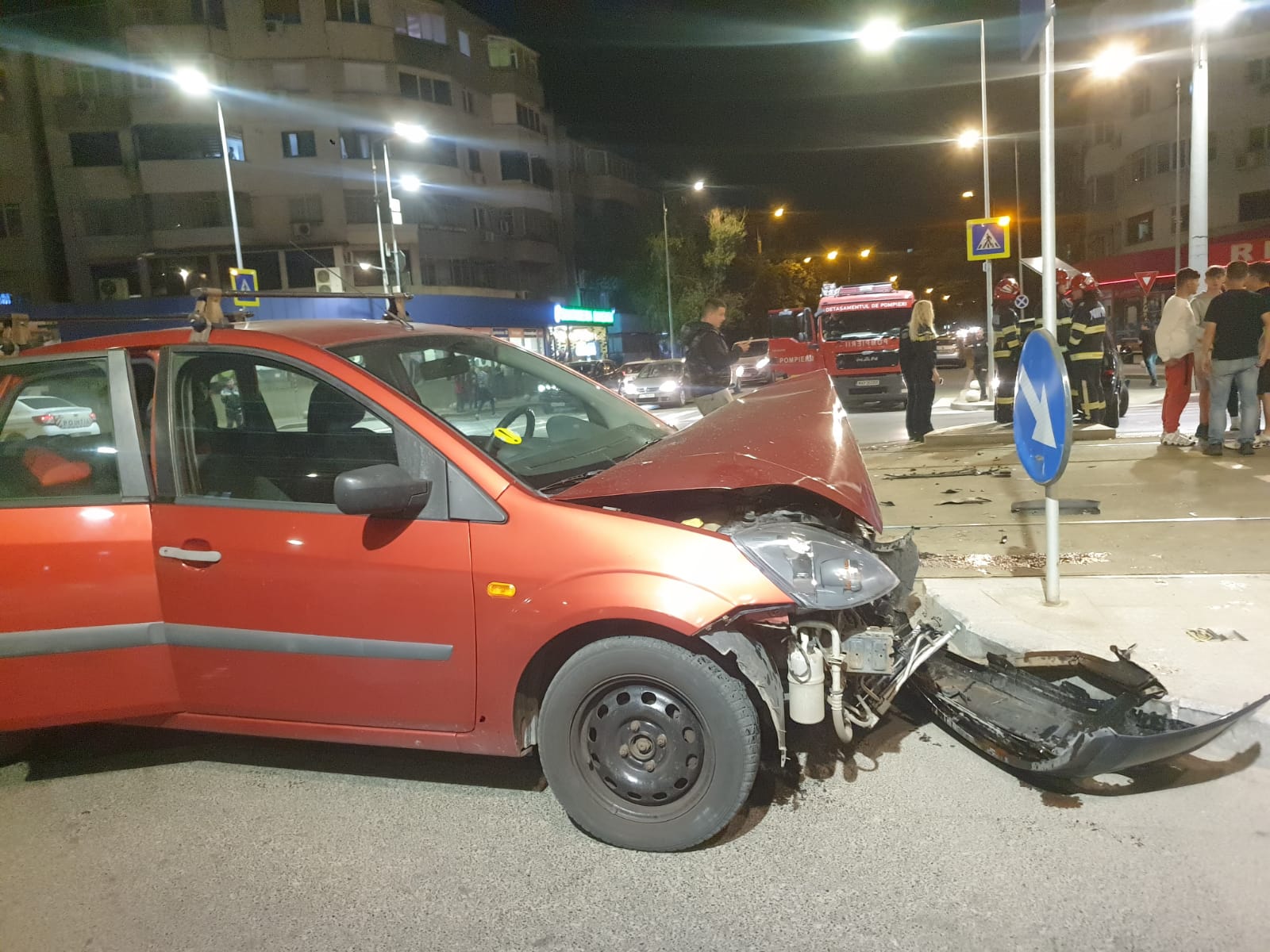 Galați: Accident pe Gheorghe Doja (VIDEO)