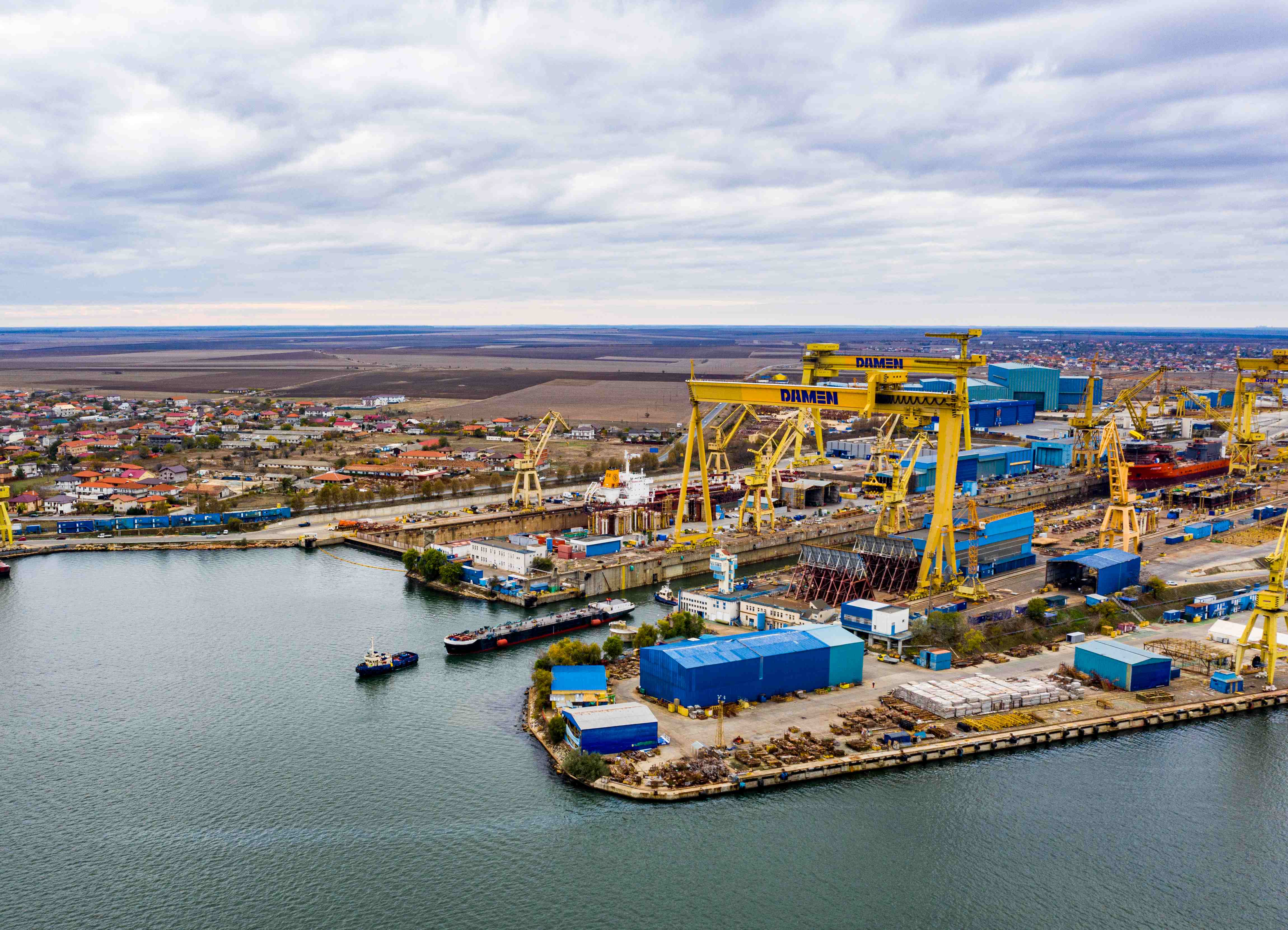 Şantierul Naval Damen Mangalia şi-a cerut falimentul în instanţă