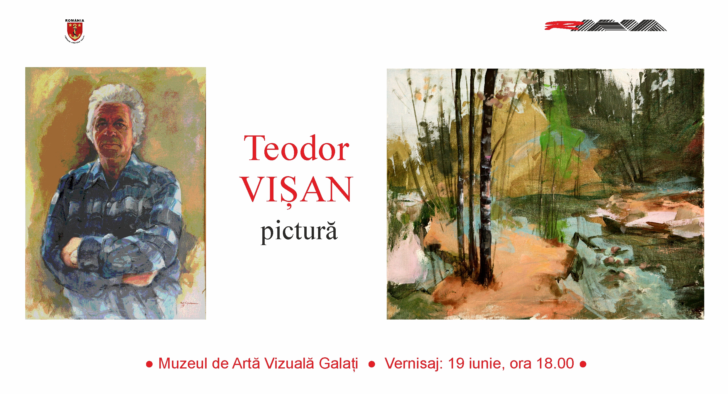 Expoziţie de excepţie Teodor Vişan la Muzeul de Artă Galaţi