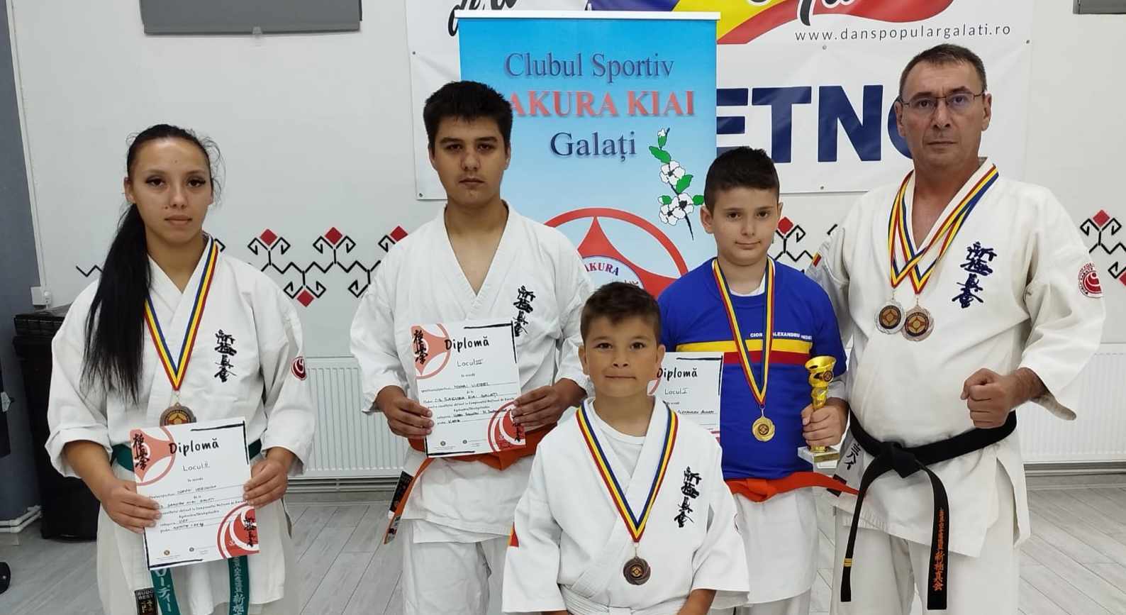 Karateka din judeţul Galaţi, pe podium la Campionatul Naţional şi Cupa Memorială „Sensei Ioan Pop”