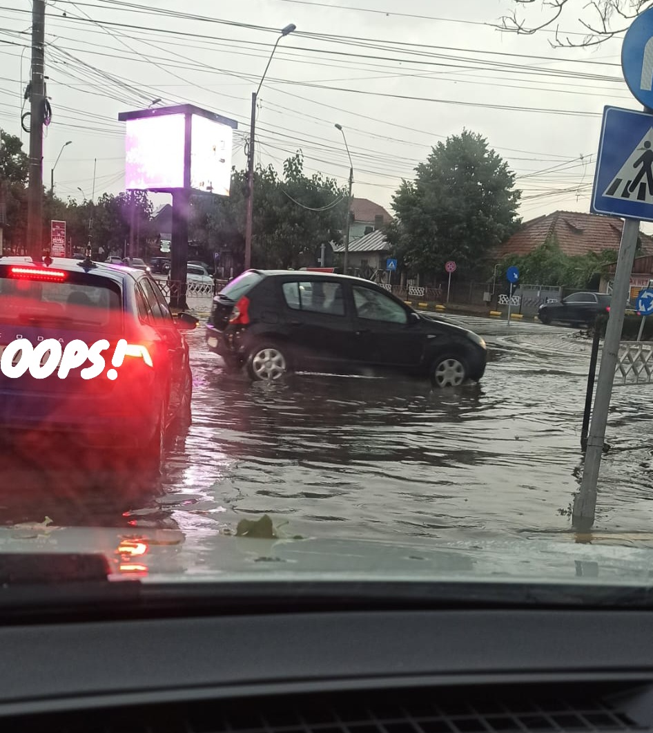 FOTO/VIDEO: Dezastru în județul Galați după ploaia torențială (UPDATE)