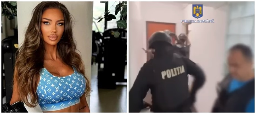 VIDEO: Bianca Drăguşanu, săltată de poliţie! Este acuzată de evaziune fiscală cu haine de lux