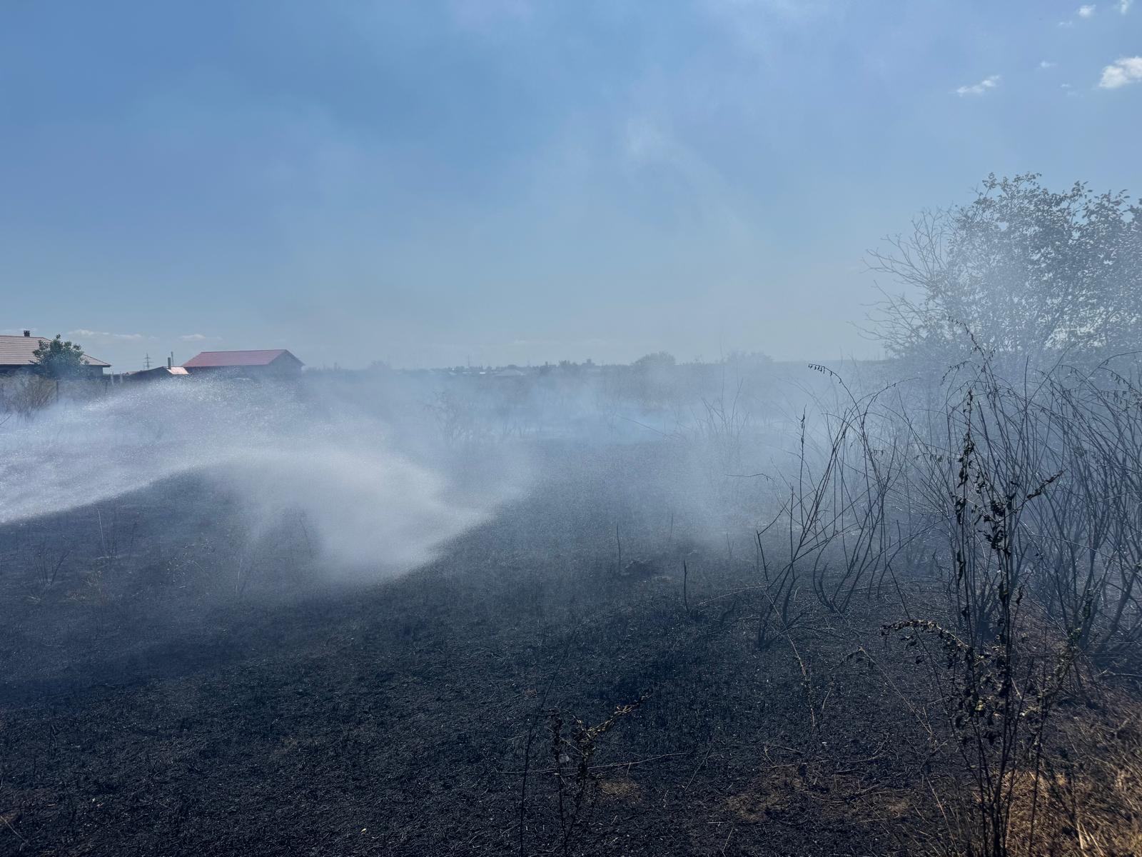 Incendiu extins, la Smârdan