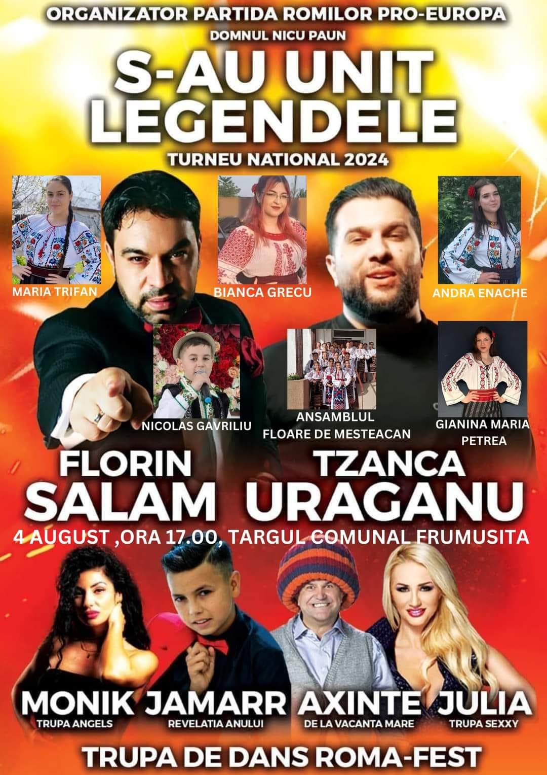 ”Se unesc legendele”, la Frumuşiţa, în acest weekend