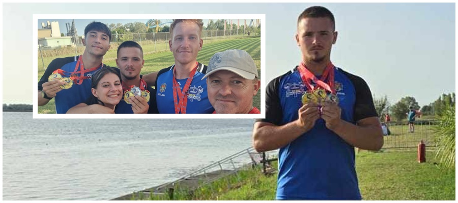 Dragon Boat: Gălăţeanul Valentin Dublea a cucerit trei titluri mondiale la Ravenna (FOTO)