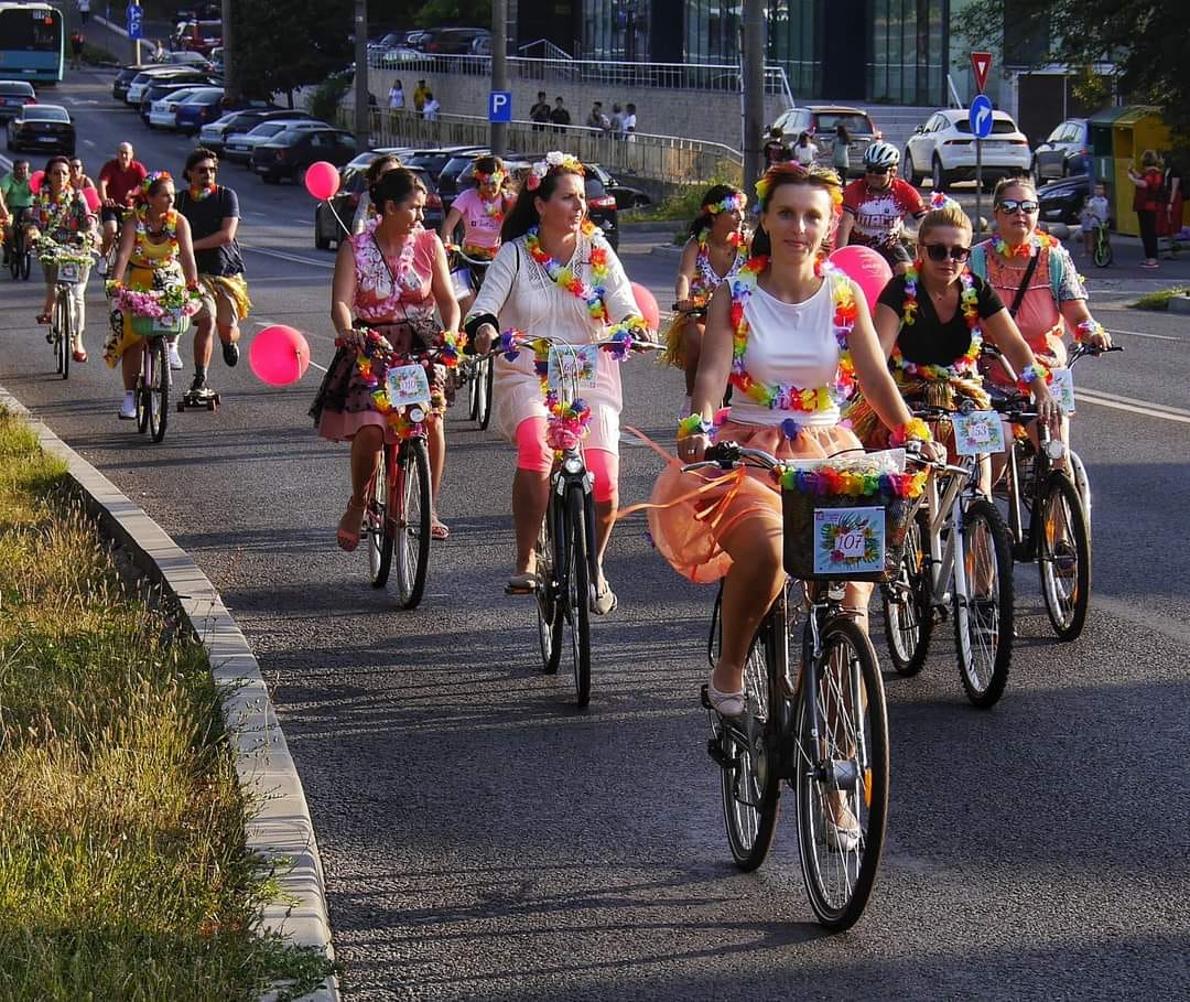 Traseul Skirt Bike Galaţi 2024. Disco Party în Grădina Publică