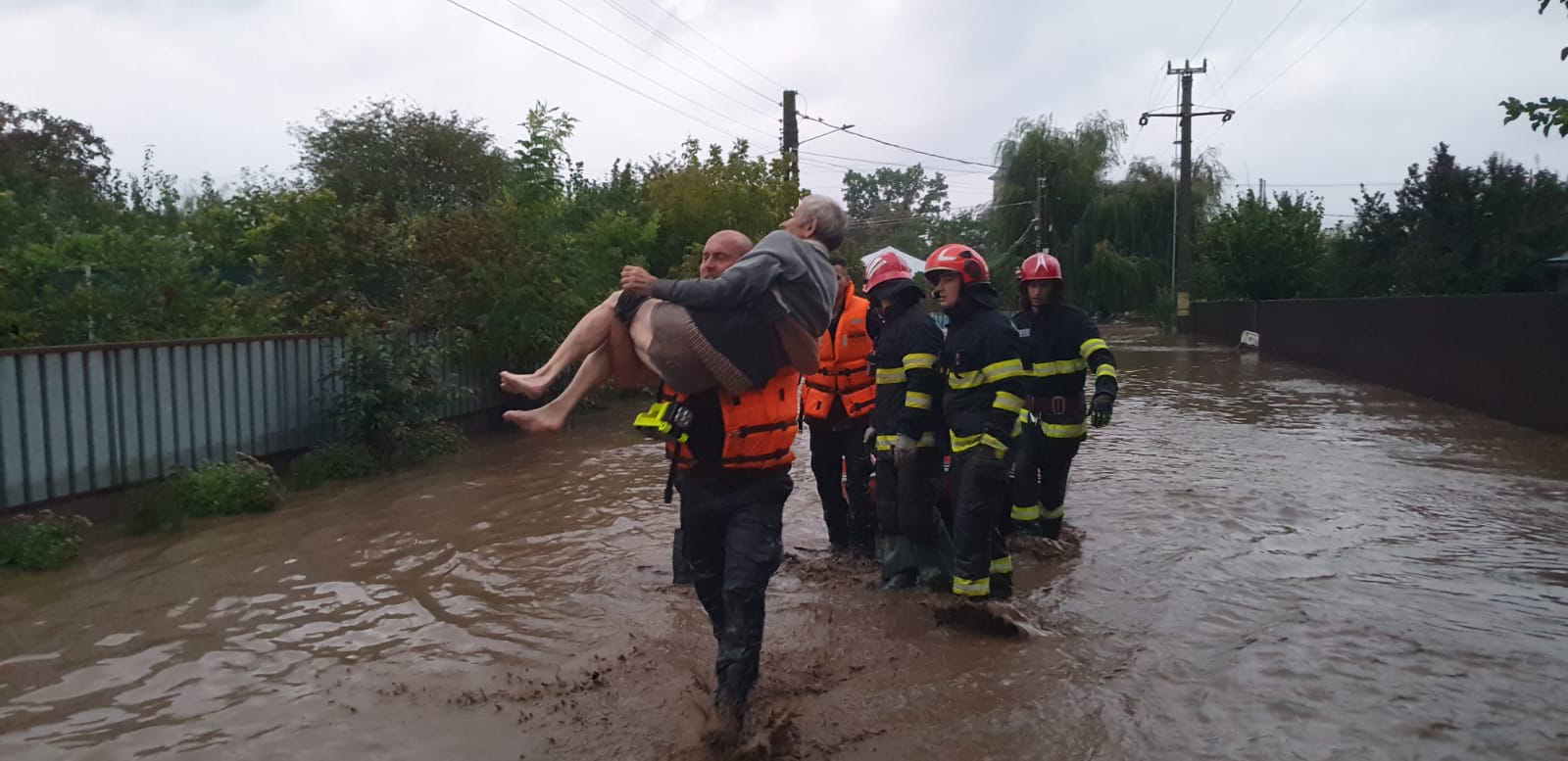 FOTO/VIDEO: Inundații în județul Galați