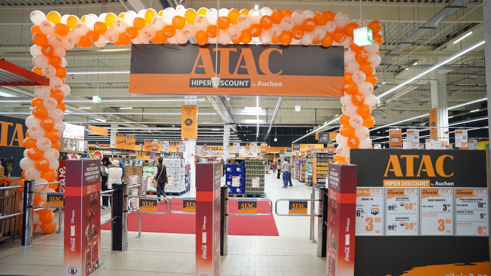 Auchan sărbătorește majoratul cu peste 1.000 de oferte și reduceri de neratat. Iată ofertele lunii din magazinul ATAC Hiper Discount by Auchan!