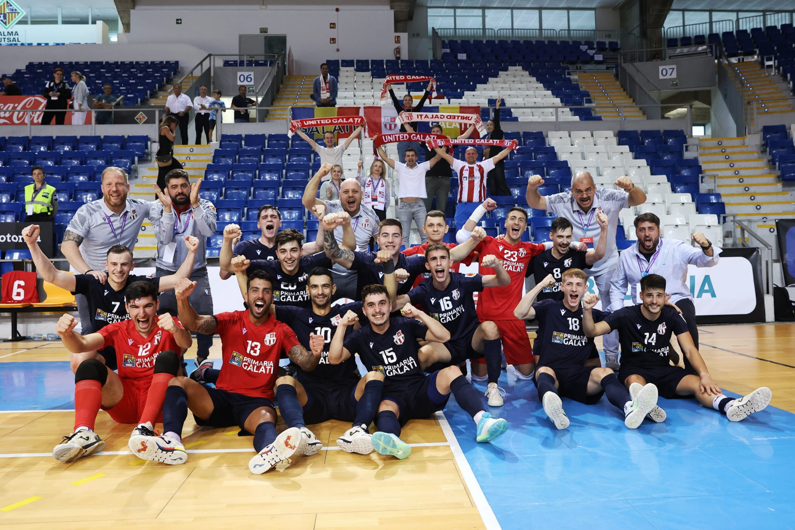 United Galaţi s-a calificat de pe locul 2 în Elite Round-ul UEFA Futsal Champions League