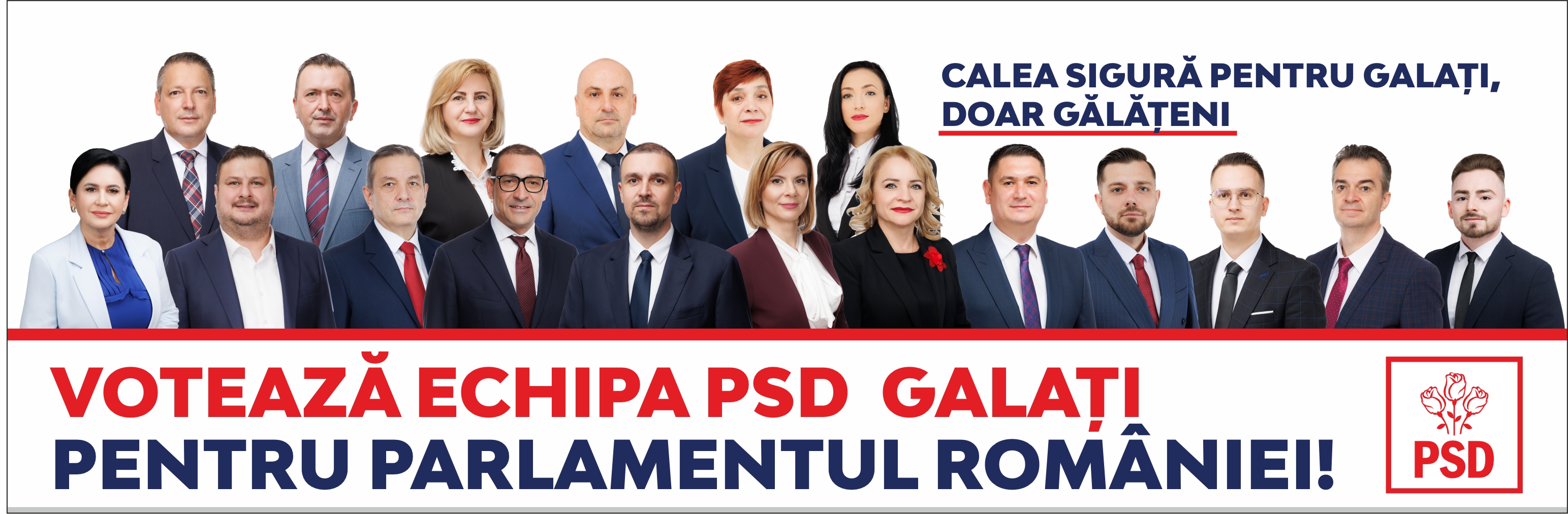 Votează echipa PSD Galați pentru Parlamentul României!