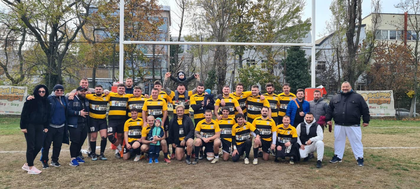 Rugbiştii de la CSM Galaţi şi-au consolidat locul 4 după victoria de la Bucureşti