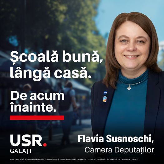 Pentru o Românie modernă și un Galați care contează. „Rezultatele apar atunci când pui suflet în ceea ce faci!”