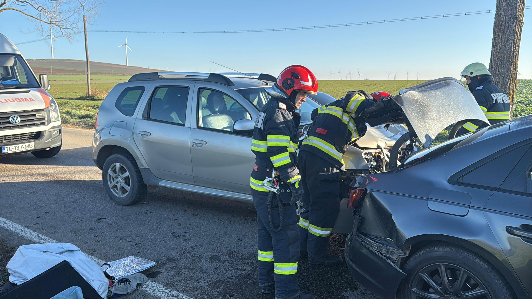 Tulcea: Accident în apropiere de localitatea Agighiol