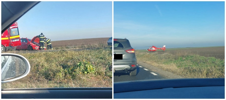 FOTO: Accident rutier cu victime la Cuca, Galaţi