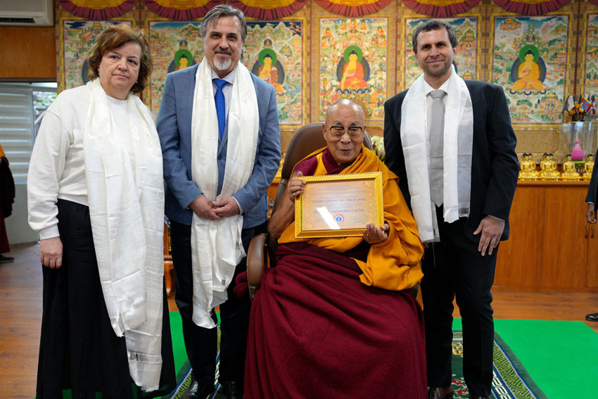 Dalai Lama, Doctor Honoris Causa al Universităţii Danubius din Galaţi