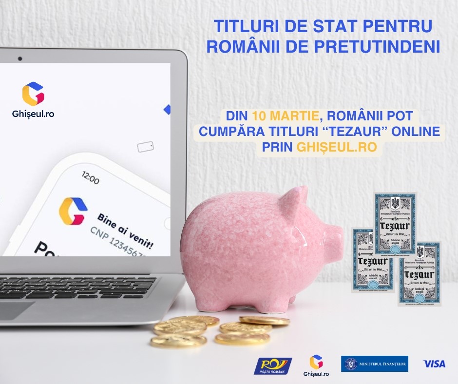 Poşta Română: Titluri de stat online la doar un click distanţă pentru toţi românii