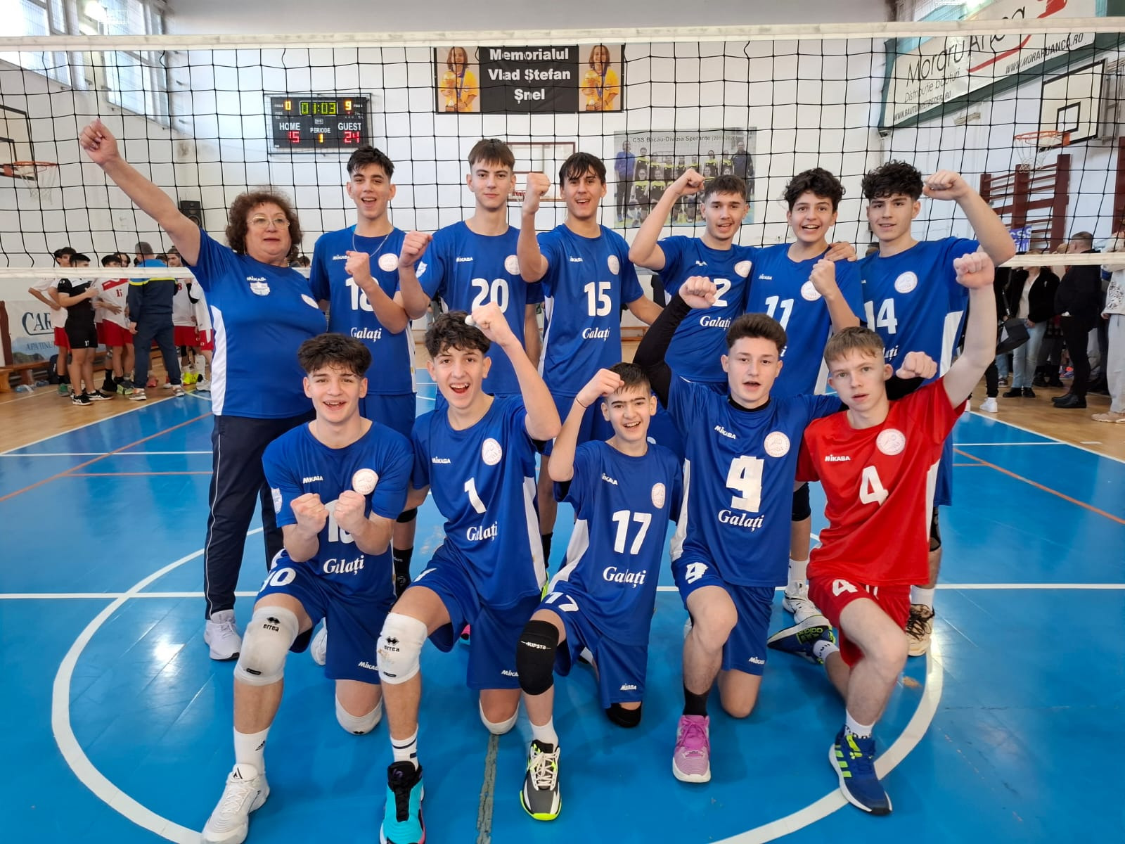 Volei juvenil gălăţean: Cadeţii de la CSŞ CSM Arcada şi-au propus calificarea la turneul final Elite