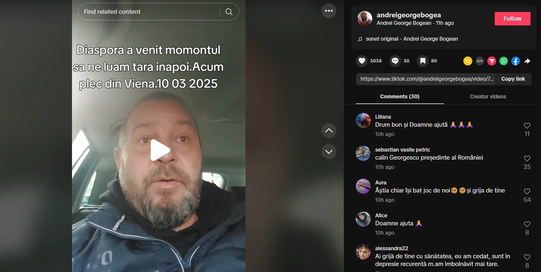 Control judiciar pentru bărbatul, din Galați, care a incitat la violenţă pe TikTok: «Doamne să ne ierţi pentru ce va urma!»