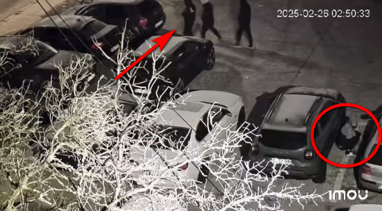 VIDEO: Hoţi în serie de catalizatori auto, din Galaţi, tăiau maşinile cu un fierăstrău