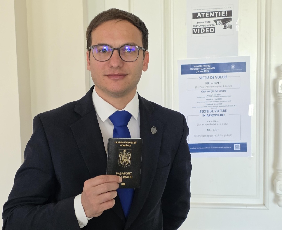 Alexandru Bordian, primul deputat AUR care și-a exercitat votul în Republica Moldova: „Am votat cu gândul la viitorul României și la unitatea românilor de pe ambele maluri ale Prutului”