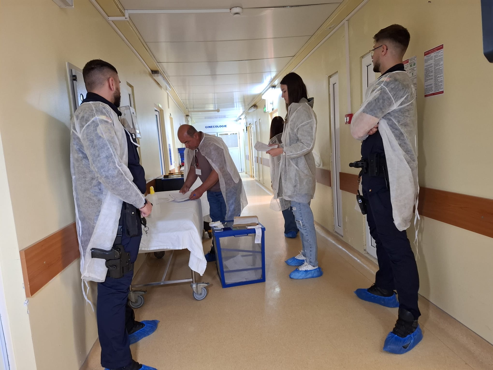 Pacienții internați la Spitalul Județean Galați au votat cu ajutorul urnei mobile