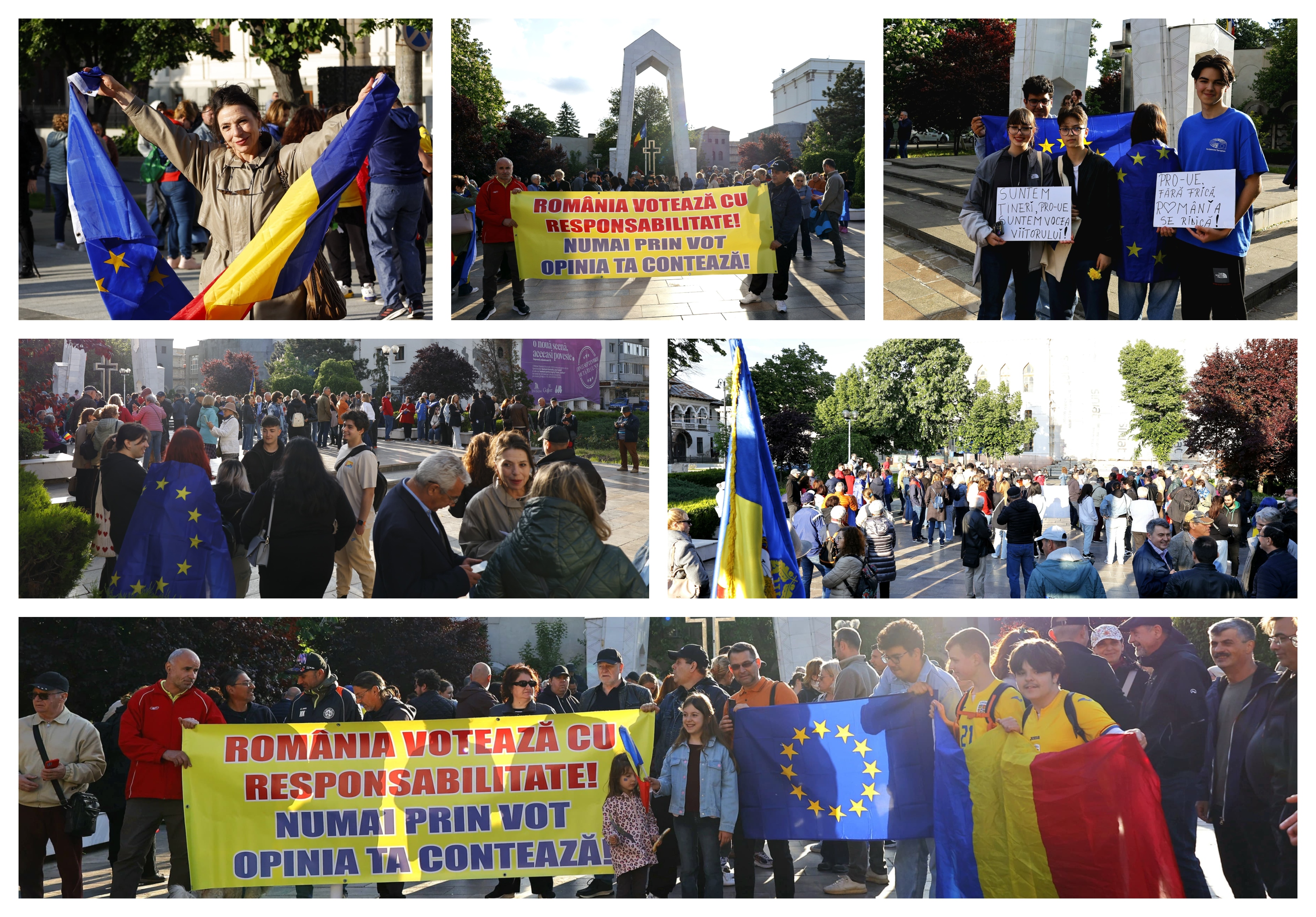 FOTO: Manifestaţie pro-Europa la Galaţi