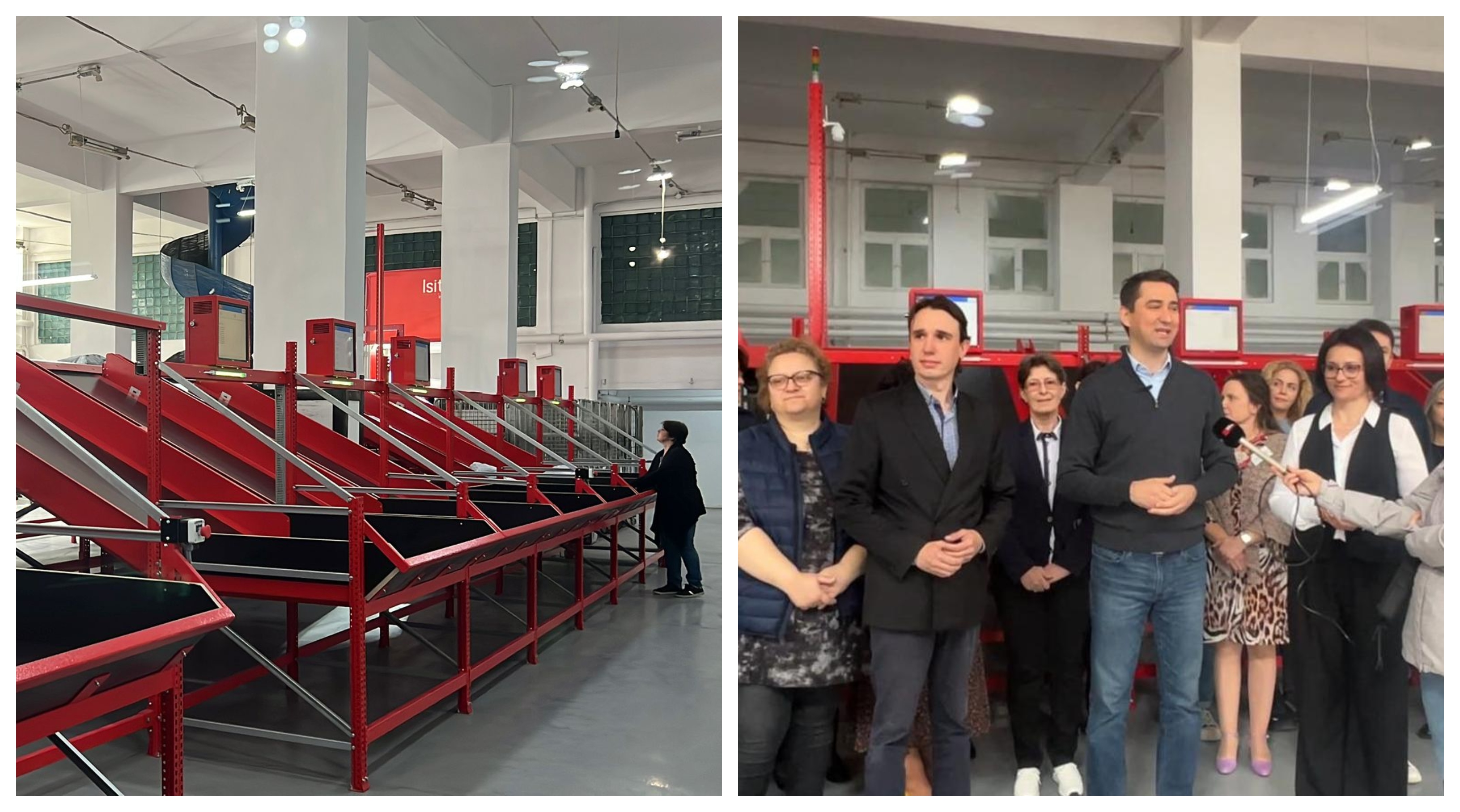 Poşta Română se modernizează: Echipament ultraperformant de sortare a coletelor poştale la Hubul Regional Galaţi