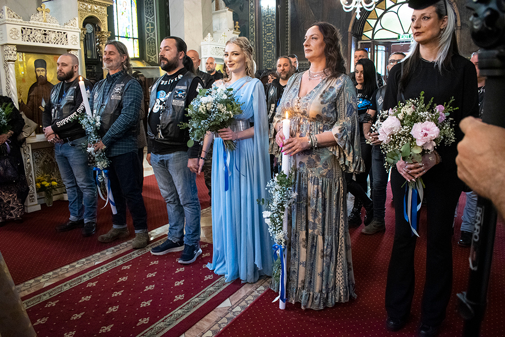 Viteză, mătase, eleganţă! O nuntă pe două roţi, la Galaţi - FOTO