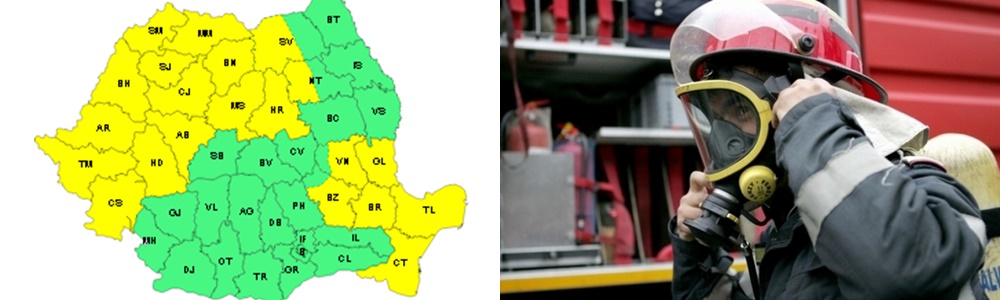 De joi, se strică vremea la Galaţi: Vânt puternic şi ploi torenţiale! (Recomandări ISU Galaţi)