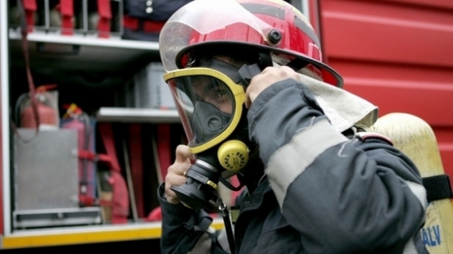 VIDEO: Explozie la Lieşti, urmată de incendiu, de la o butelie! 2 persoane au suferit arsuri - UPDATE