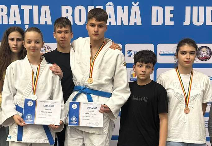 Judoka de la CSŞ Galaţi au cucerit trei medalii la Naţionalele Under 15