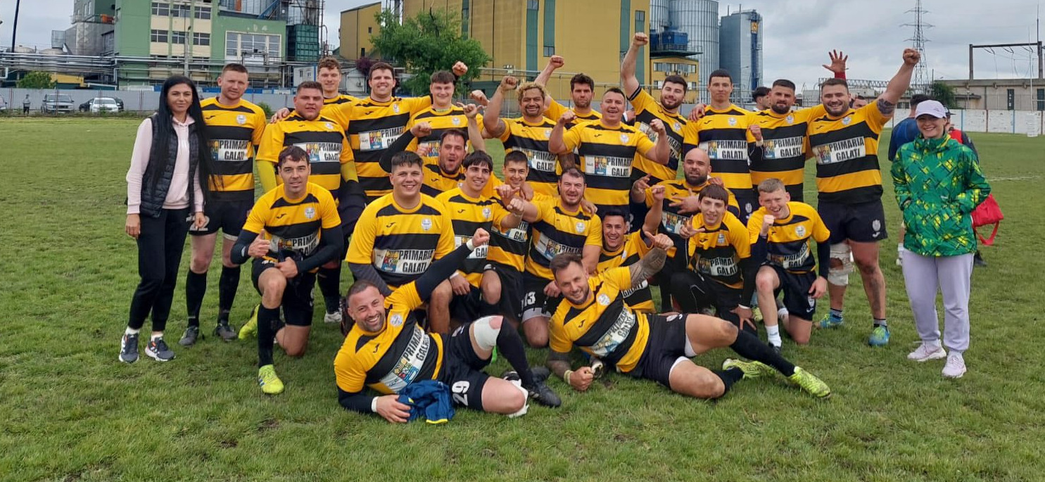 Rugbiştii de la CSM Galaţi s-au calificat neînvinşi în play-off-ul DNS