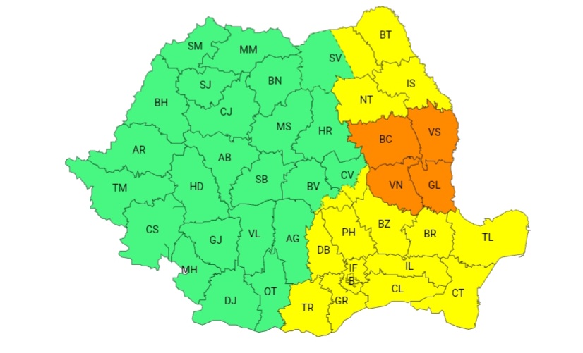 COD PORTOCALIU! Inspectorate de Urgență din 4 județe, în sprijinul ISU Galați