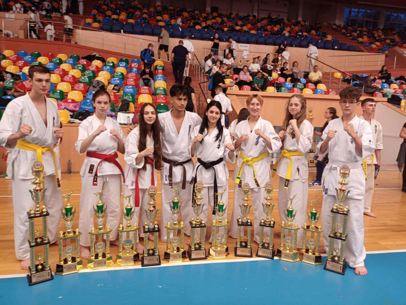 14 medalii la Cupa Moldovei pentru Tora Kyokushin Galaţi
