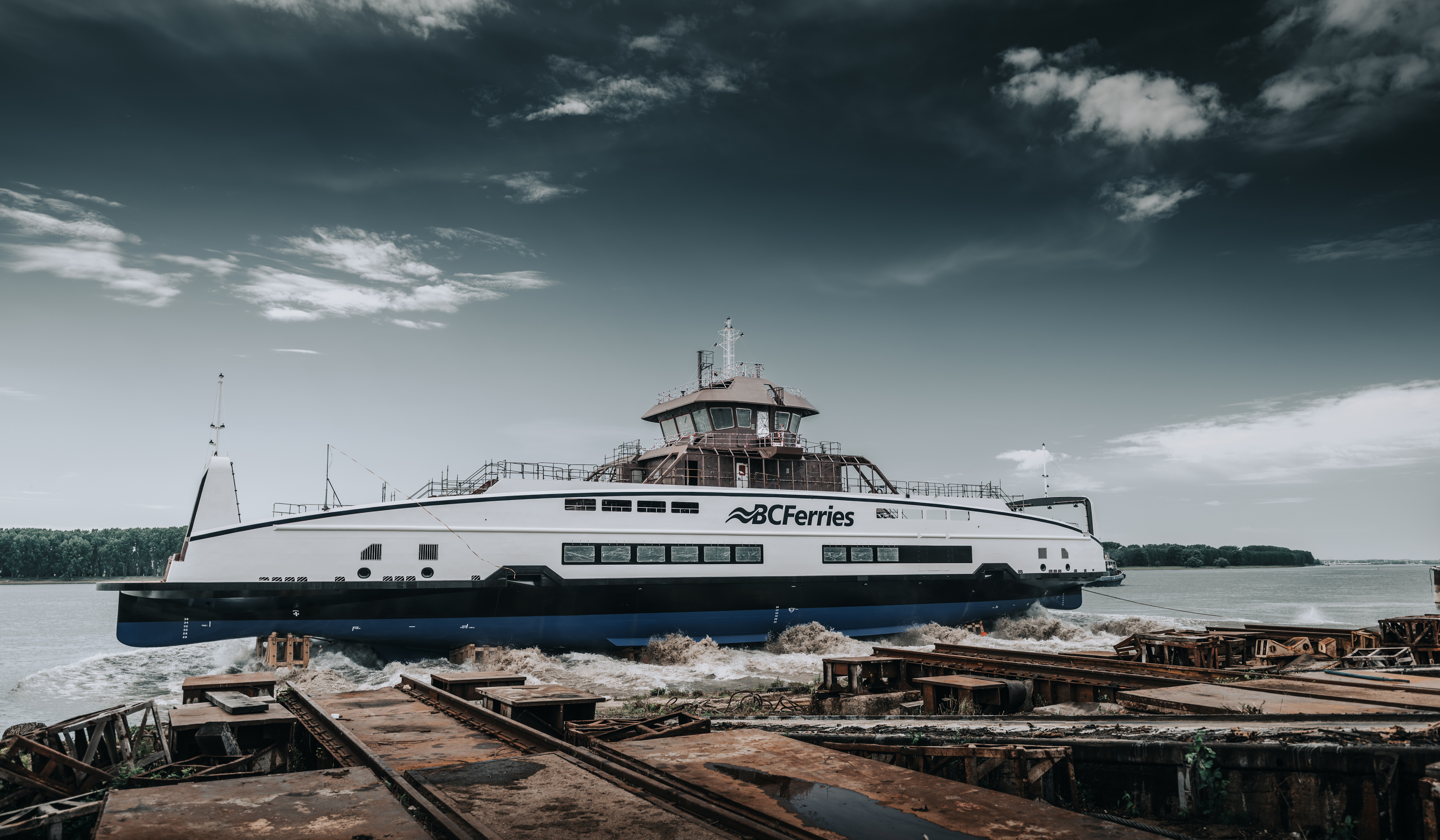 Damen Galaţi a lansat un feribot complet electric pentru Canada