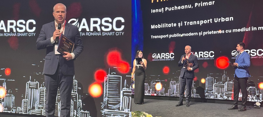 Municipiul Galaţi a primit distincţia Smart City în domeniul mobilităţii şi transportului urban