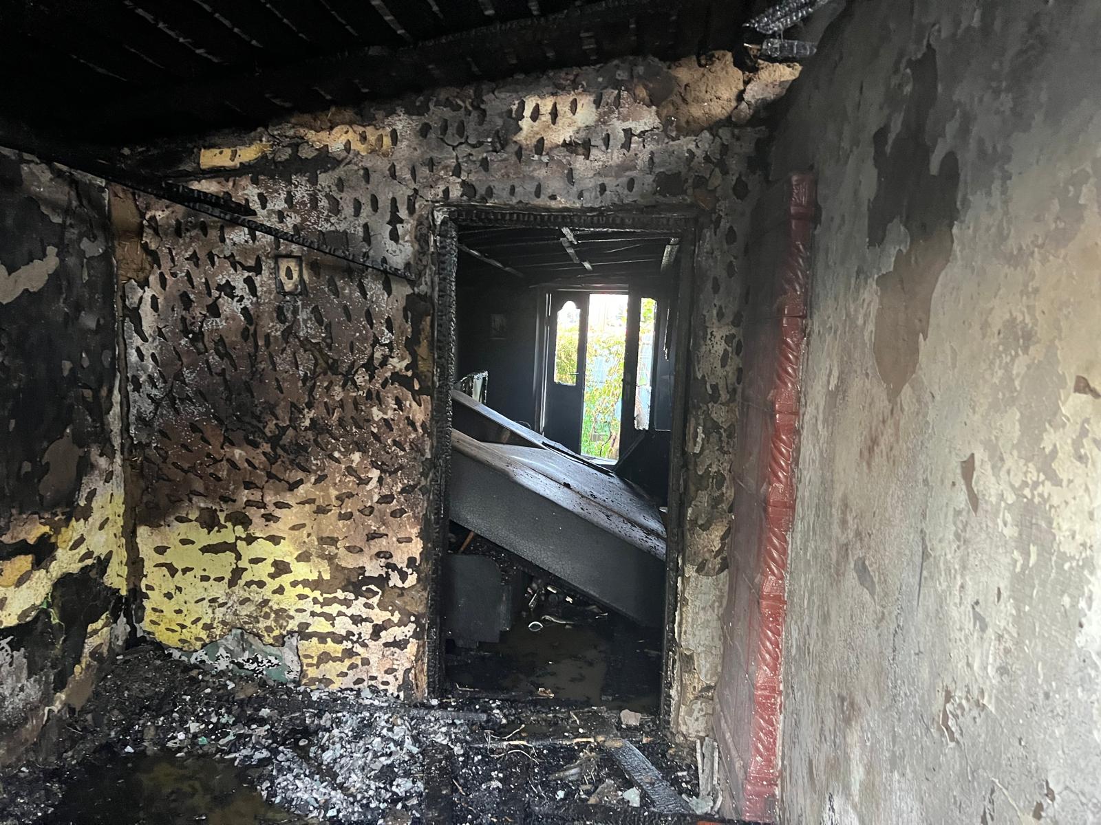Incendiu în localitatea Furcenii Noi, comuna Cosmeşti