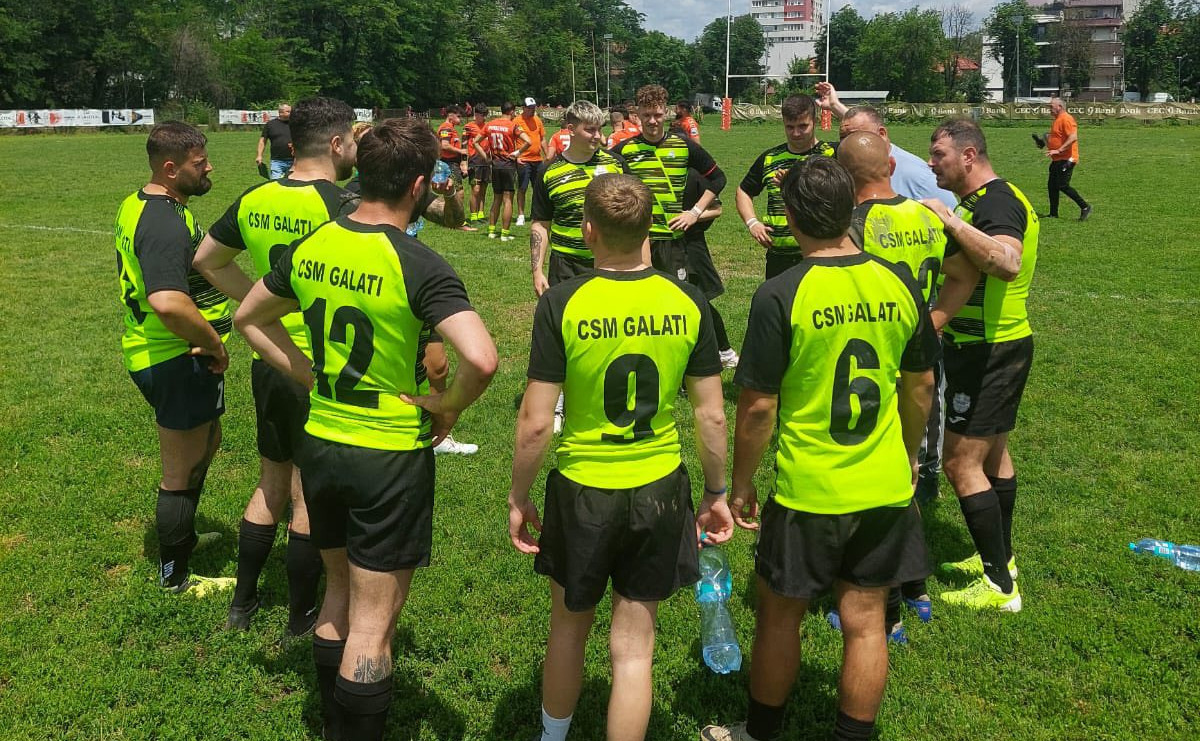 Rugbiştii de la CSM Galaţi au terminat etapa pe podium şi s-au calificat la turneul final
