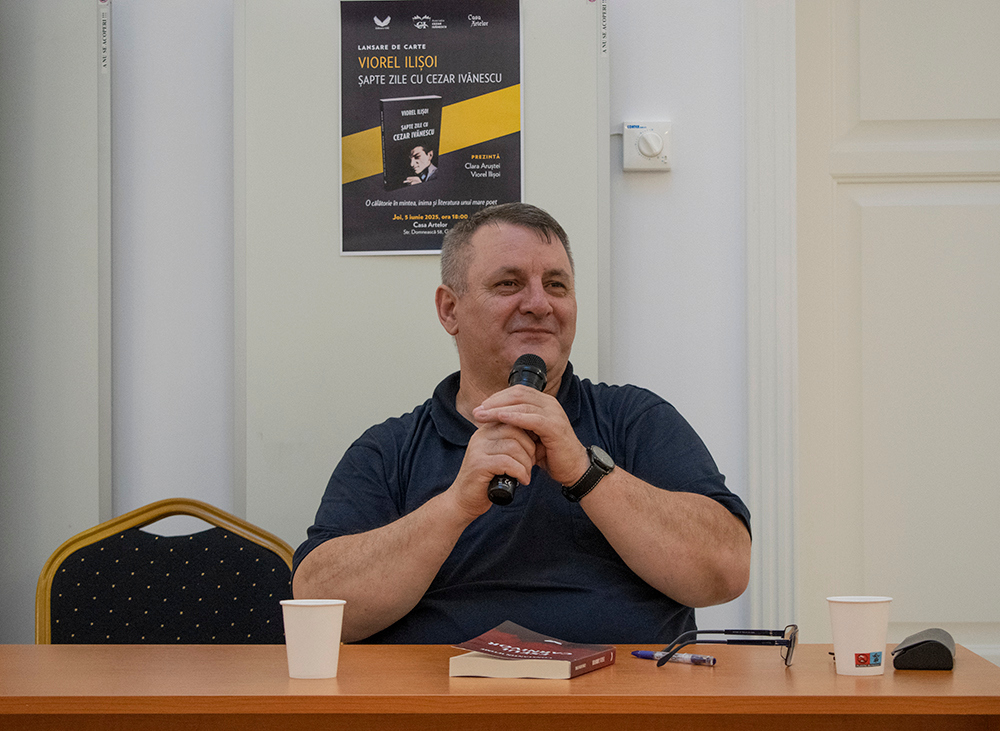 FOTO: Cezar Ivănescu, redescoperit în Galaţi printr-o carte-eveniment semnată de Viorel Ilişoi
