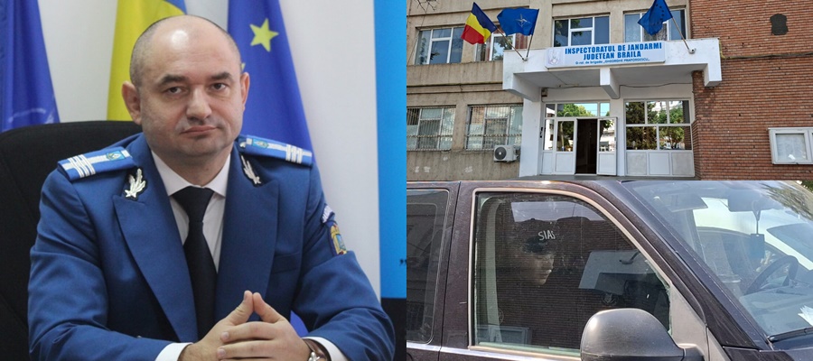 DNA l-a săltat pe şeful Jandarmeriei Brăila - VIDEO