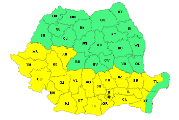 COD GALBEN de caniculă “la uşa” Galaţiului