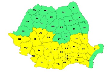 A fost emis primul COD GALBEN de caniculă din 2025 pentru judeţul Galaţi