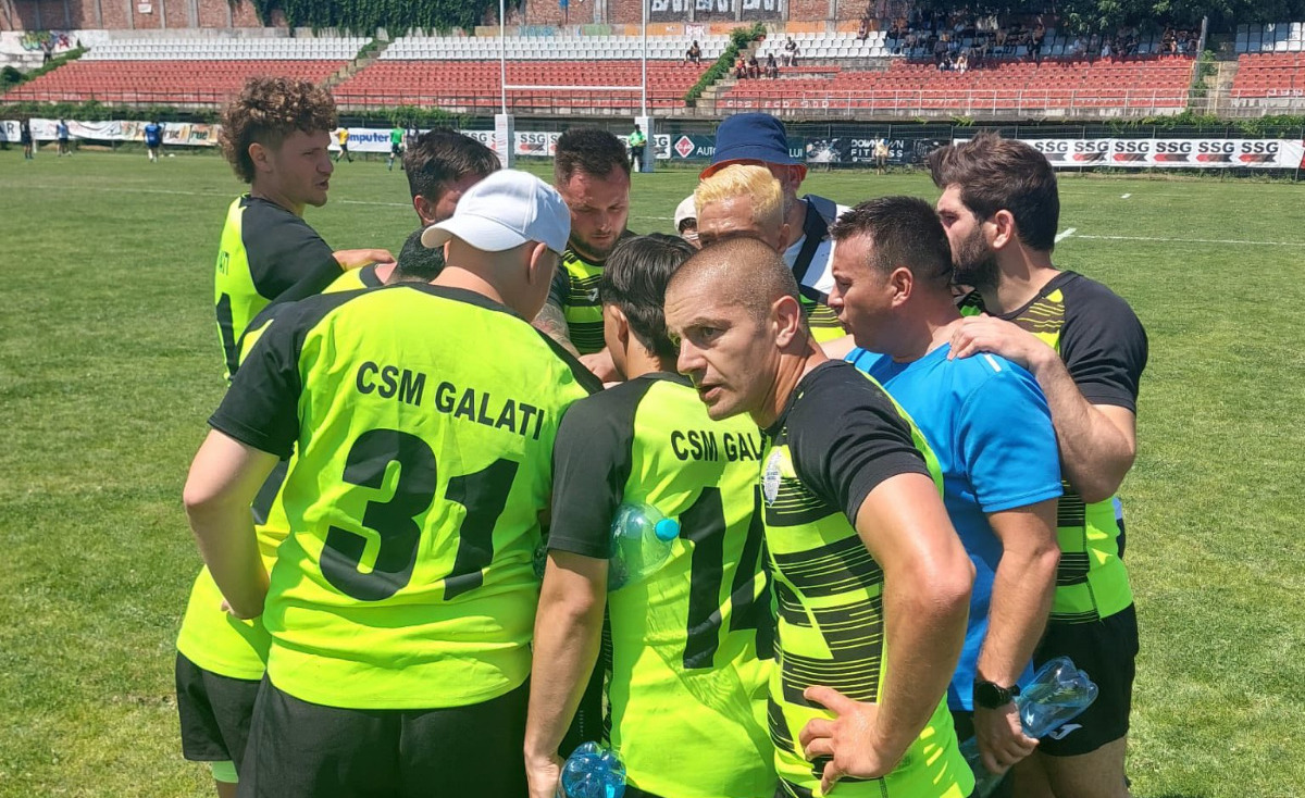 Rugbiştii de la CSM Galaţi au terminat pe locul 7