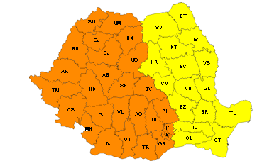 Galaţiul intră sub COD GALBEN de caniculă şi disconfort termic ridicat