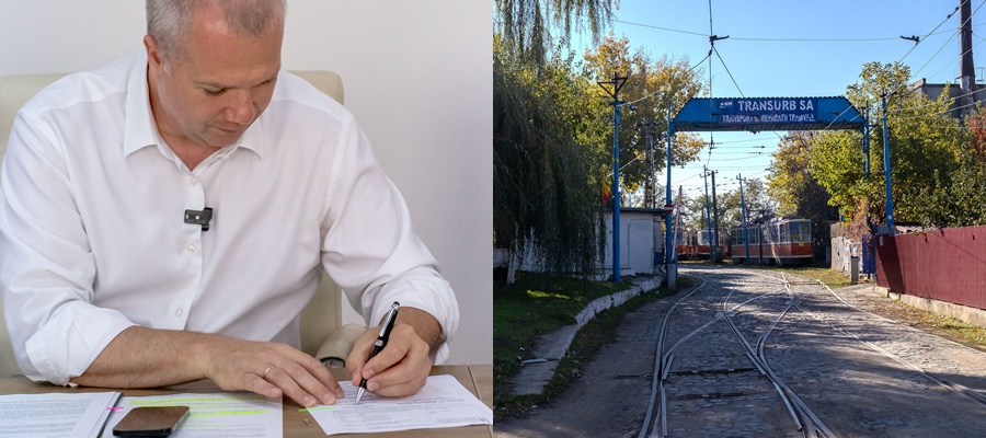 Contract semnat! Depoul de tramvaie nr. 1 din Galaţi intră în modernizare (FOTO)
