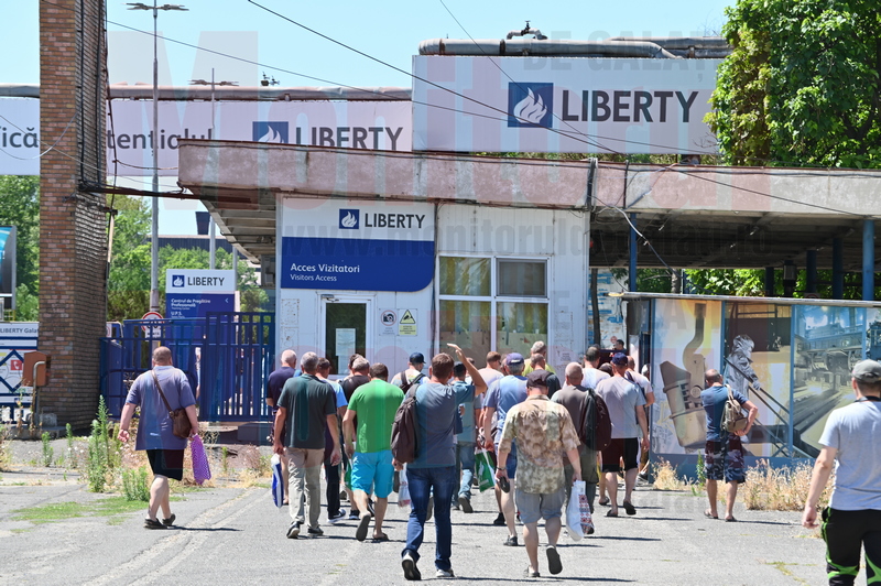 Sindicaliştii din combinatul siderurgic anunţă proteste la Galaţi şi Bucureşti