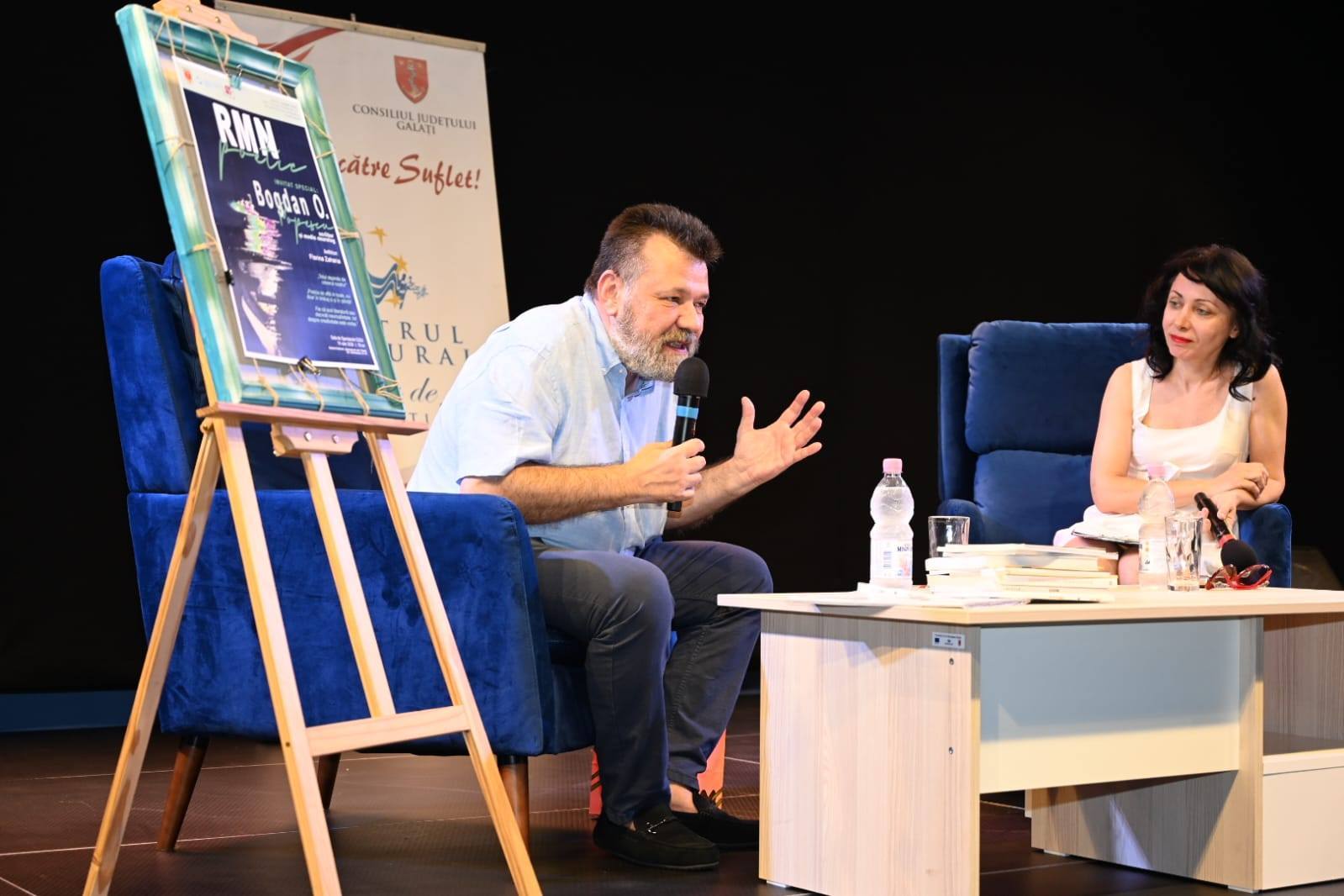 RMN POETIC – O seară de poezie şi neurologie cu Bogdan O. Popescu, la Galaţi (FOTO)