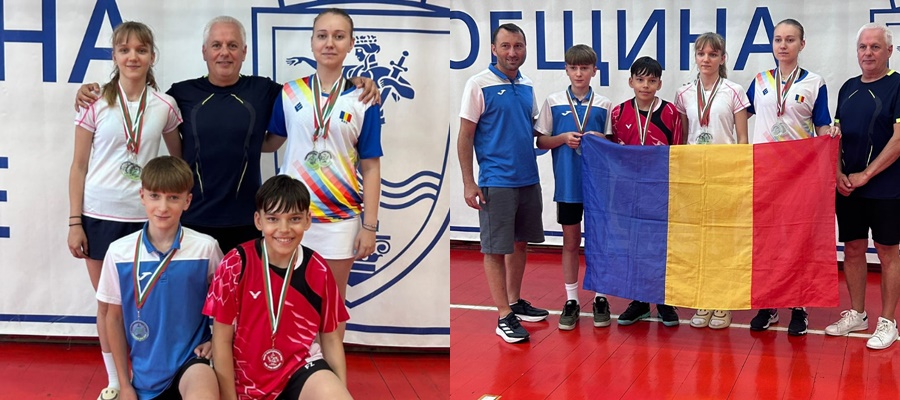 FOTO: „Siderurgiştii” Sonya Stancu şi Sebastian Panaite s-au întors cu 4 medalii de la Ruse