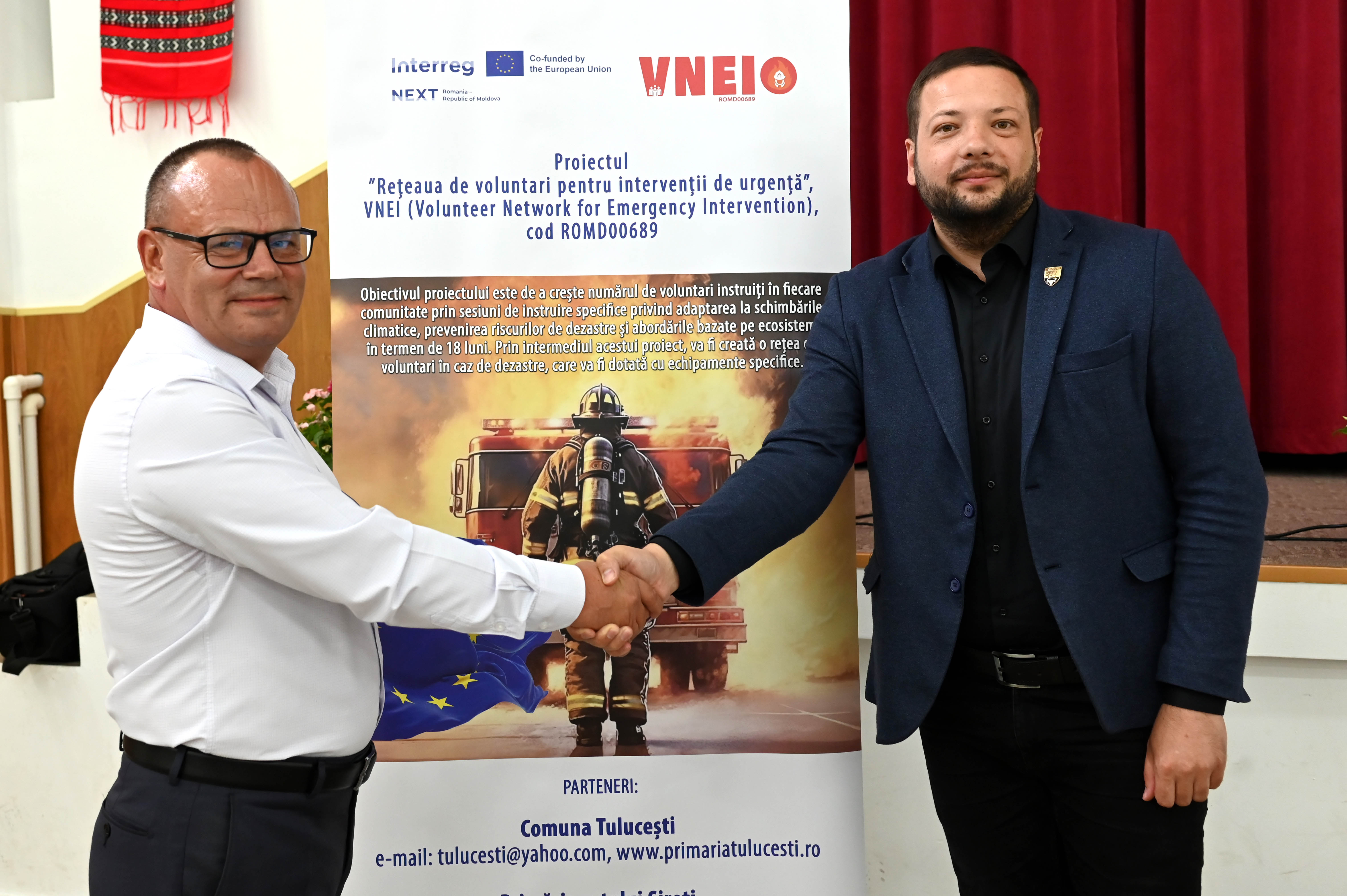 Comuna Tuluceşti va avea o reţea de voluntari pentru situaţii de urgenţă