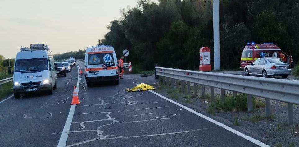 Accident mortal pe şoseaua dig Galaţi - Brăila